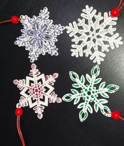 Dot Painted Snowflake Ornament Drop-In Workshop @ Harford Artists Gallery, Armory Marketplace, Suite 104