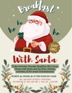 Breakfast with Santa - Bel Air Drama Company @ Bel Air High School - Cafeteria