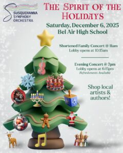 Susquehanna Symphony Orchestra - The Spirit of the Holidays (Shortened Family Concert) @ Bel Air High School
