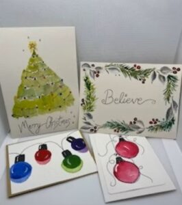 Watercolor Holiday Cards Drop-In Workshop @ Harford Artists Gallery