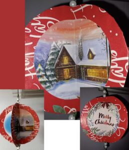 Cut Paper 3D Collage Ornaments Drop-In Workshop @ Harford Artists Gallery